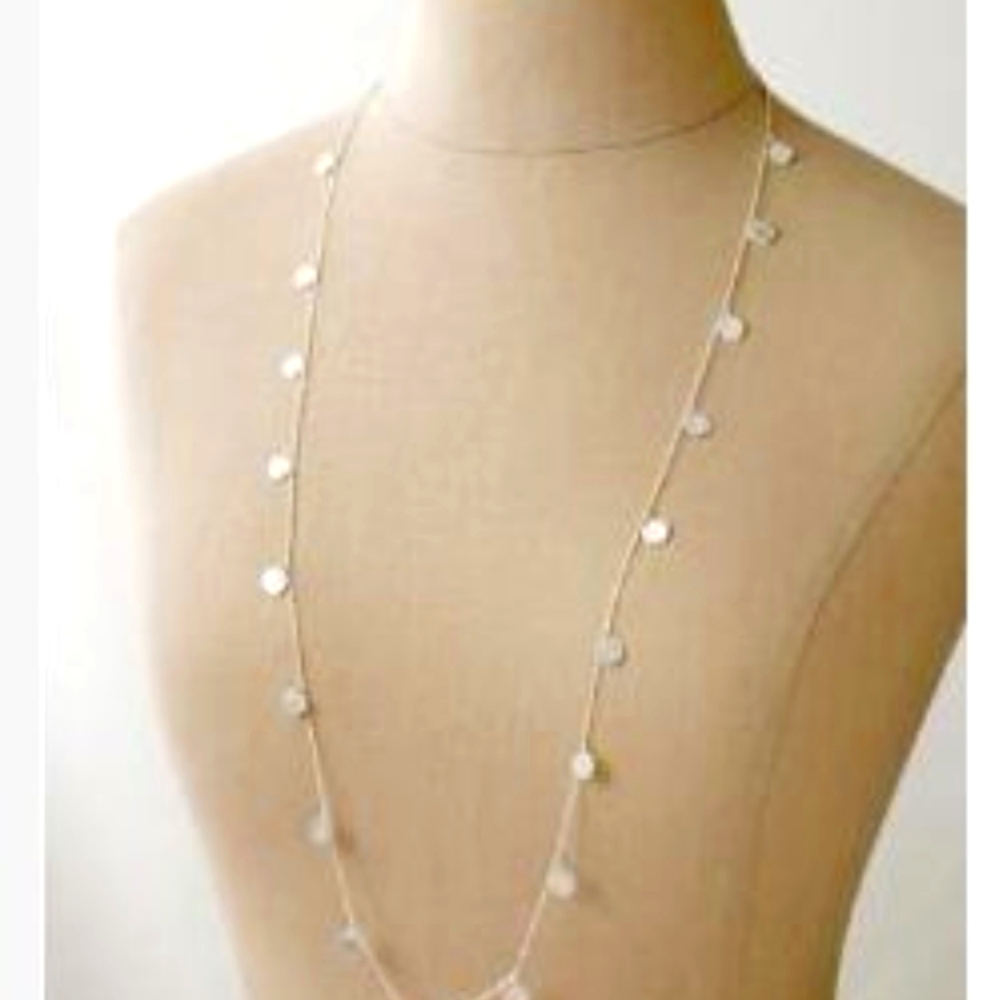 Stella & Dot Silver Dot "Demi" Necklace